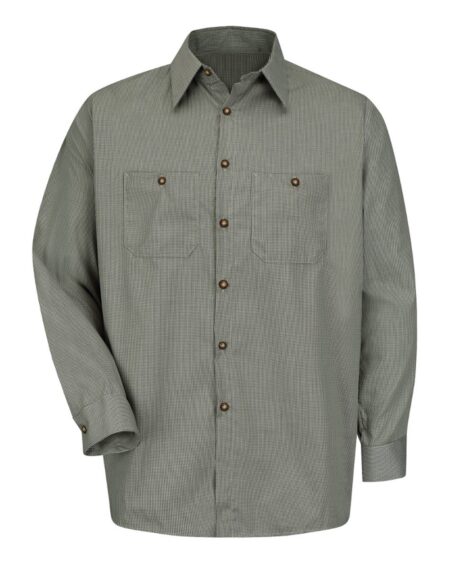 Red Kap SP10 Men’s Premium Long Sleeve Work Shirt