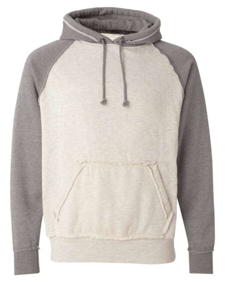 J. America 8885 Men’s Vintage Heather Hooded Sweatshirt