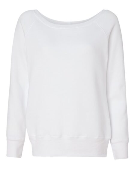 BELLA + CANVAS 7501 Women’s Sponge Fleece Wide Neck Sweatshirt