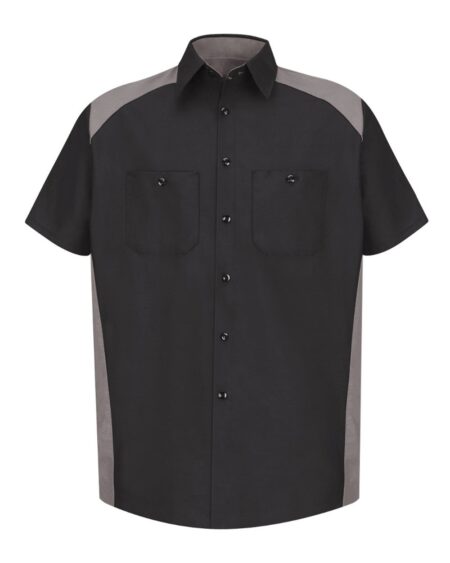 Red Kap SP28 Men’s Short Sleeve Motorsports Shirt