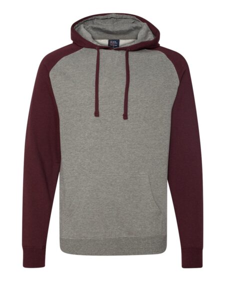 Independent Trading Co. IND40RP Unisex Raglan Hooded Sweatshirt