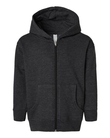 Rabbit Skins 3346 Toddler Full-Zip Fleece Hoodie Sweatshirt