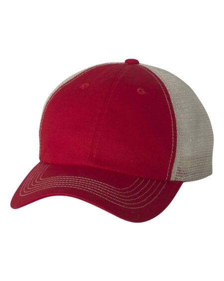 Valucap 3100 Contrast-Stitch Mesh-Back Cap