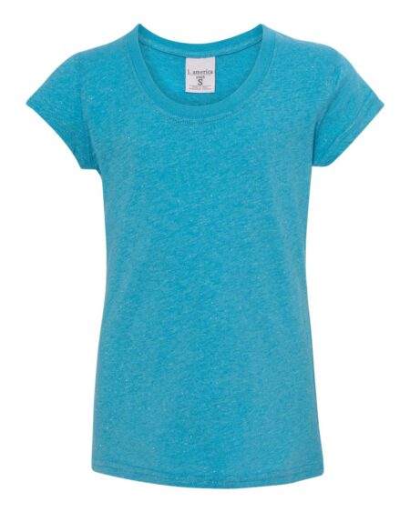 J. America 8129 Youth Glitter T-Shirt