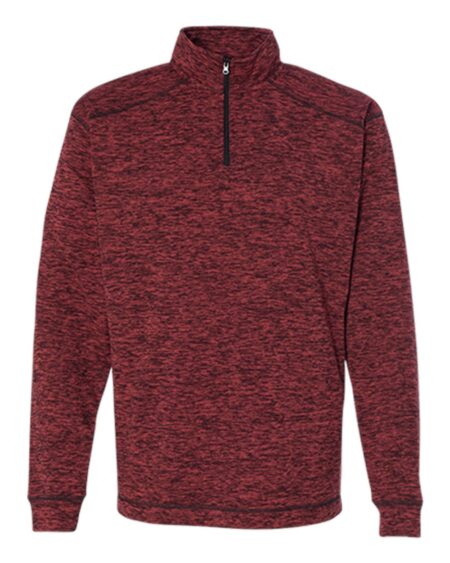 J. America 8614 Men’s Cosmic Fleece Quarter-Zip Sweatshirt