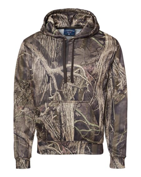 J. America 8615 Men’s Polyester Tailgate Hooded Sweatshirt