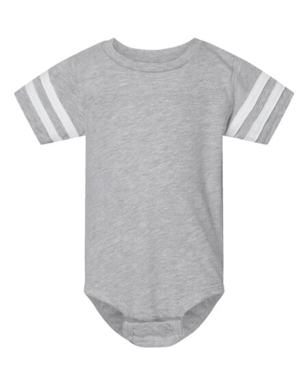 Rabbit Skins 4437 Infant Football Fine Jersey Bodysuit