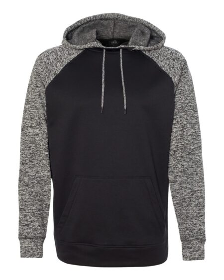 J. America 8612 Men’s Colorblocked Cosmic Fleece Hooded Sweatshirt