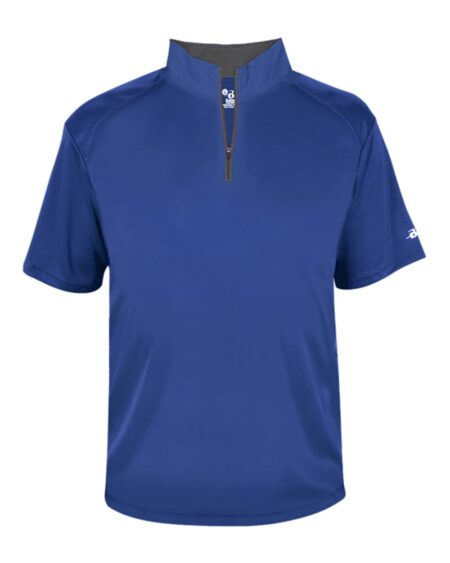 Badger 4199 Men’s B-Core Short Sleeve Quarter-Zip