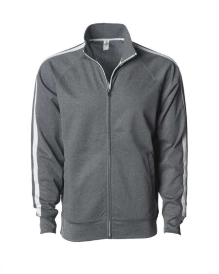 Independent Trading Co. EXP70PTZ Men’s Lightweight Poly-Tech Full-Zip Track Jacket