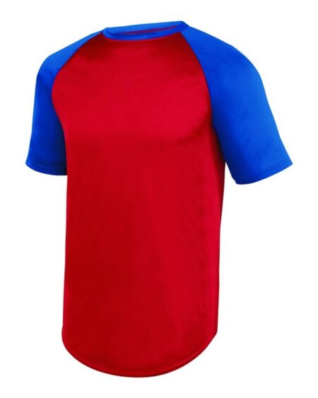 Augusta Sportswear 1508 Unisex Wicking Short Sleeve Baseball Jersey