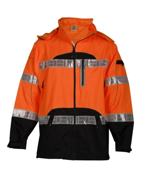 Kishigo RWJ106-107 Unisex Premium Black Series® Rainwear Jacket