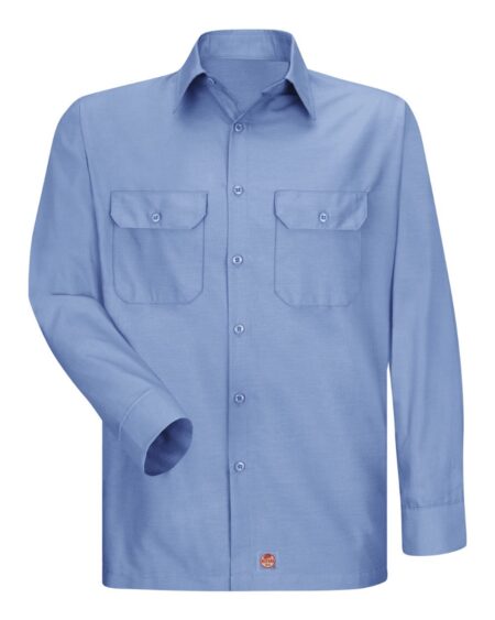 Red Kap SY50T Men’s Tall Ripstop Long Sleeve Shirt