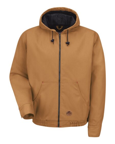 Red Kap JD20 Men’s Blended Duck Zip-Front Hooded Jacket
