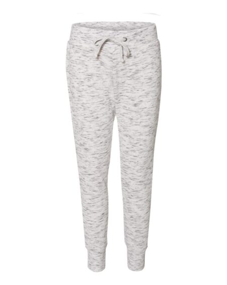J. America 8675 Women’s Mélange Fleece Joggers