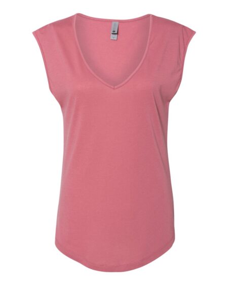 Next Level 5040 Women’s Festival Sleeveless Deep V-Neck T-Shirt