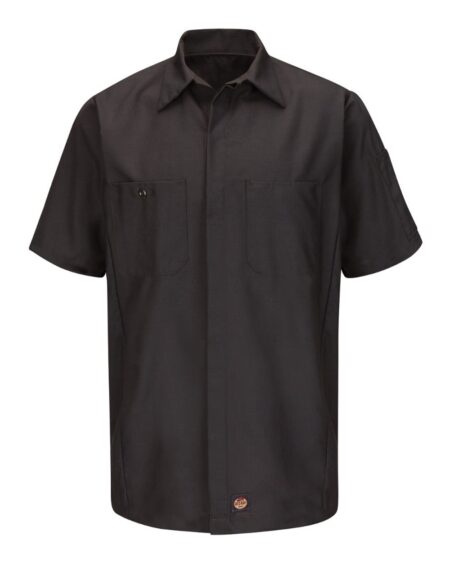 Red Kap SY20T Men’s Tall Short Sleeve Automotive Crew Shirt