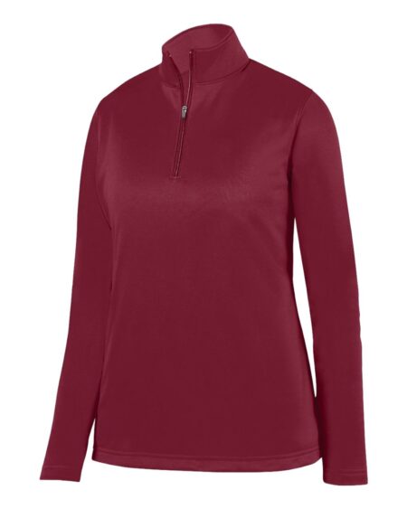 Augusta Sportswear 5509 Women’s Wicking Fleece Quarter-Zip Pullover