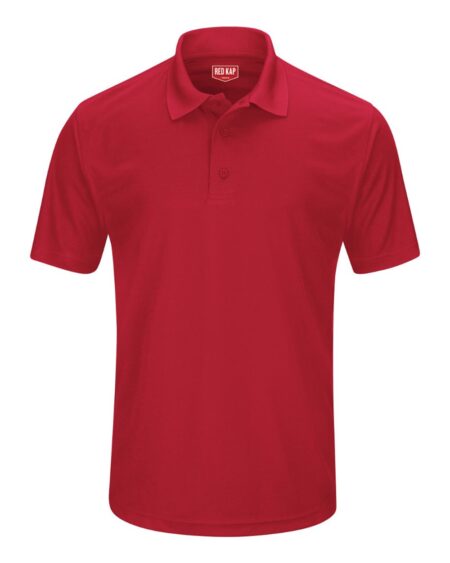 Red Kap SK96 Men’s Short Sleeve Performance Knit Pocketless Core Polo