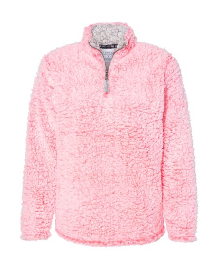 J. America 8451 Women’s Epic Sherpa Quarter-Zip Pullover