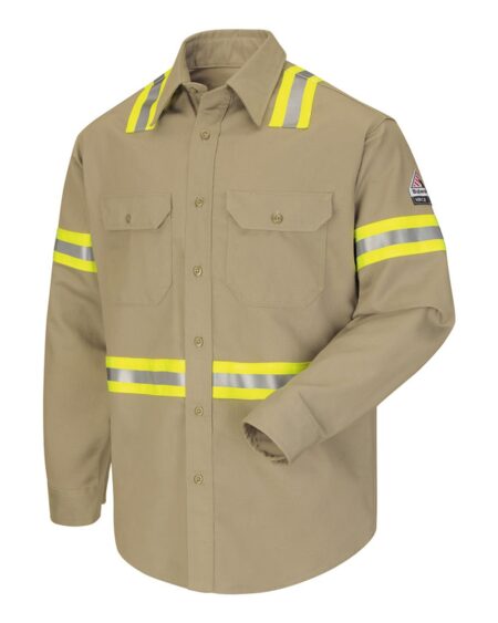 Bulwark SLDT Men’s Enhanced Visibility Uniform Shirt