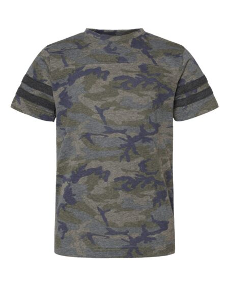 LAT 6137 Youth Football Fine Jersey Tee