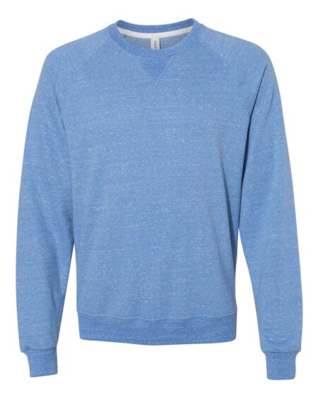 JERZEES 91MR Unisex Snow Heather French Terry Crewneck Sweatshirt
