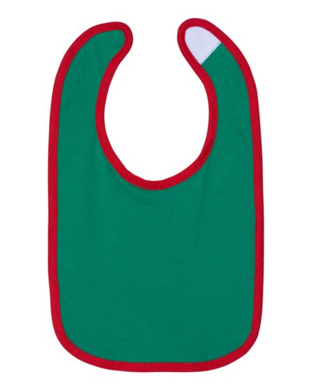 Rabbit Skins 1004 Infant Contrast Trim Premium Jersey Bib