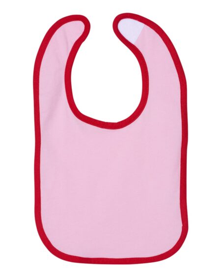 Rabbit Skins 1004 Infant Contrast Trim Premium Jersey Bib