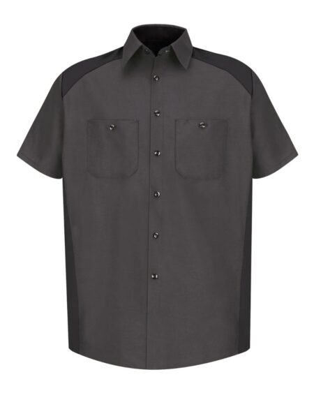 Red Kap SP28T Men’s Tall Short Sleeve Motorsports Shirt