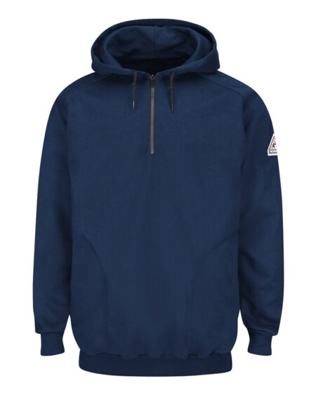 Bulwark SEH8 Men’s Flame Resistant Quarter-Zip Hooded Sweatshirt