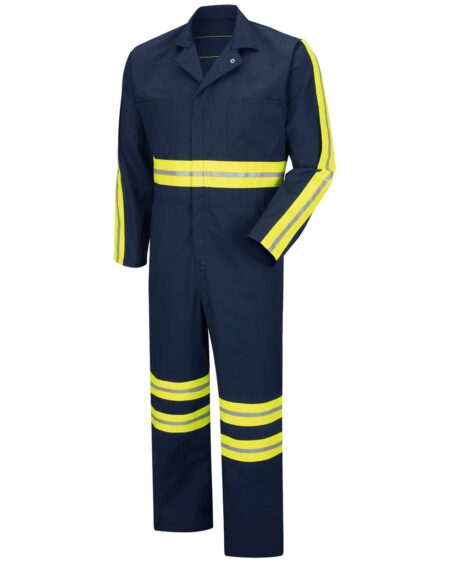 Red Kap CT10EN Men’s Enhanced Visibility Action Back Coverall