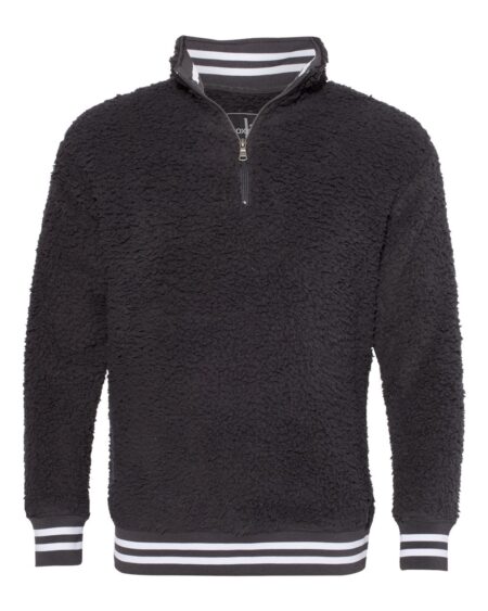 Boxercraft Q20 Unisex Varsity Sherpa Quarter-Zip Pullover