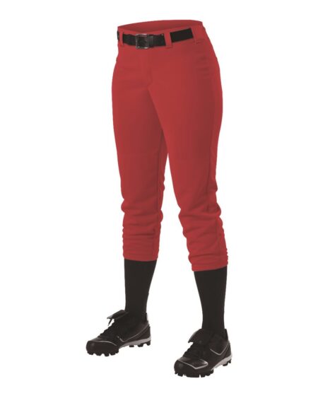 Alleson Athletic 605PBW Women’s Fastpitch Softball Pants with Belt Loops