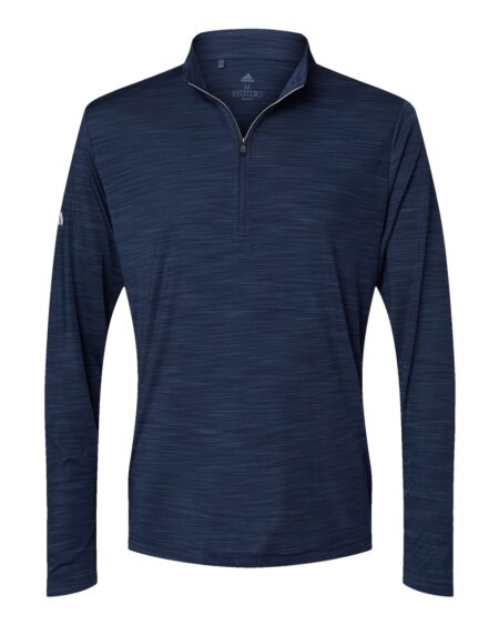 Adidas A475 Men’s Lightweight Mélange Quarter-Zip Pullover