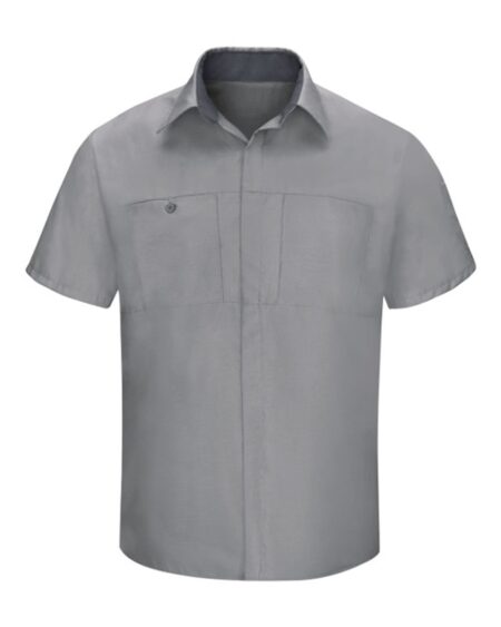 Red Kap SY42 Men’s Performance Plus Short Sleeve Shirt With Oilblok Technology