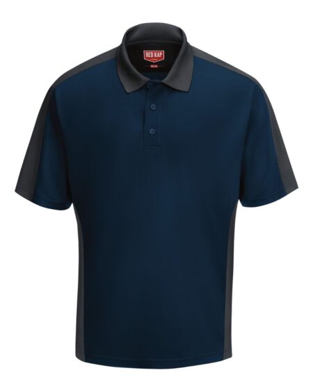 Red Kap SK54 Men’s Performance Knit Two Tone Polo