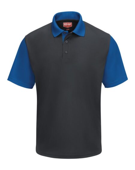 Red Kap SK56 Men’s Performance Knit Color-Block Polo