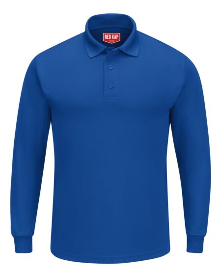 Red Kap SK6L Men’s Long Sleeve Performance Knit Polo
