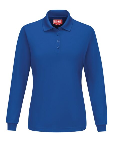 Red Kap SK7L Women’s Long Sleeve Performance Knit Polo