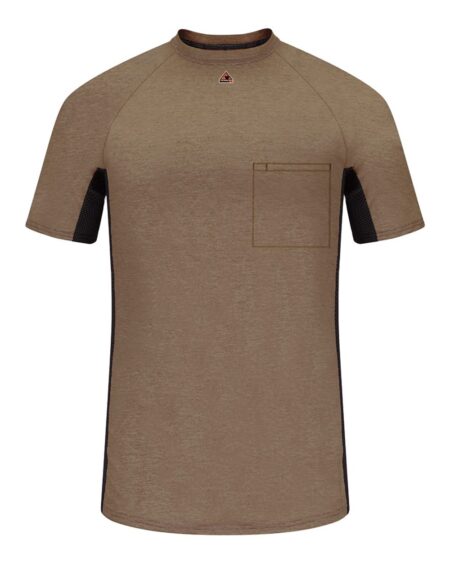 Bulwark MPS4 Men’s FR Two-Tone Base Layer with Concealed Chest Pocket- EXCEL FR
