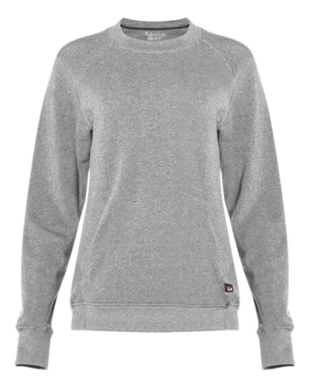 Badger 1041 Women’s FitFlex French Terry Crewneck Sweatshirt