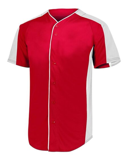 Augusta Sportswear 1655 Men’s Full Button Baseball Jersey