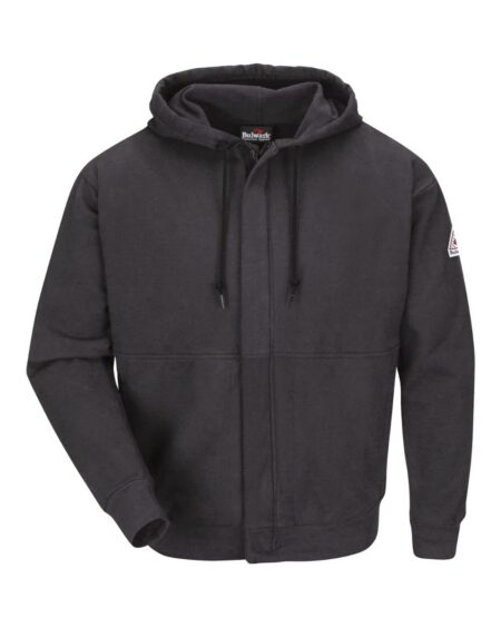 Bulwark SEH4 Men’s Zip-Front Hooded Sweatshirt