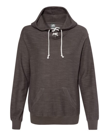 J. America 8694 Women’s French Terry Sport Lace Scuba Hooded Sweatshirt