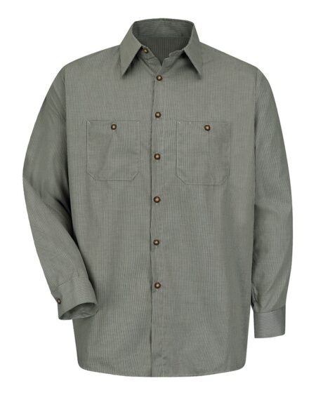 Red Kap SP10T Men’s Tall Premium Long Sleeve Work Shirt