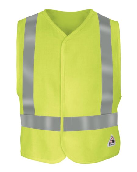 Bulwark VMV4HV Men’s Men’s Hi-Visibility Flame-Resistant Safety Vest