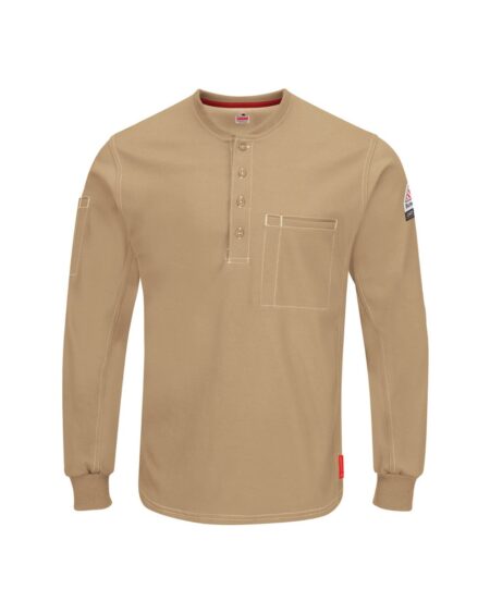 Bulwark QT40 Men’s iQ Series® Plus Long Sleeve Henley