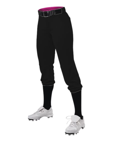 Alleson Athletic 615PSG Girls’ Premium Fastpitch Softball Pants with Belt Loops