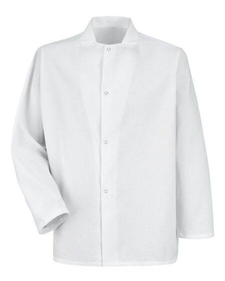 Red Kap 0416 Men’s Gripper-Front Short Butcher Coat